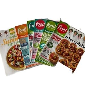5 food network magazines + summer party food extra